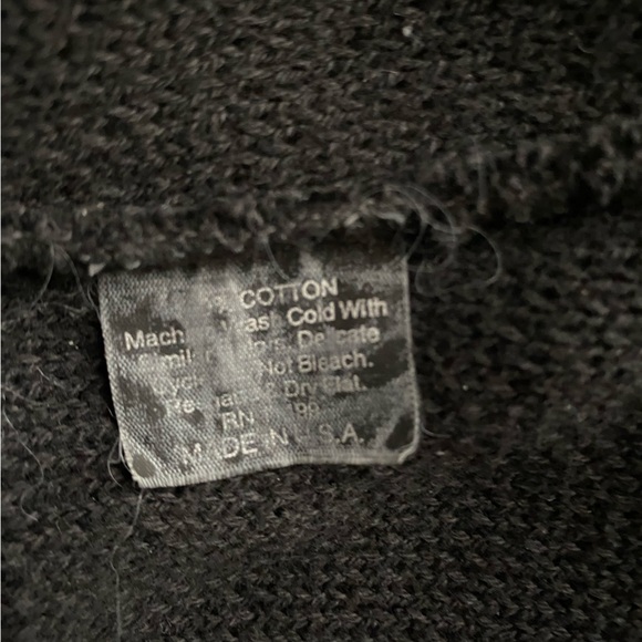 Harley-Davidson Vintage 90s Men Motorcycle Embroidered Black Crewneck Sweater L - Picture 5 of 5